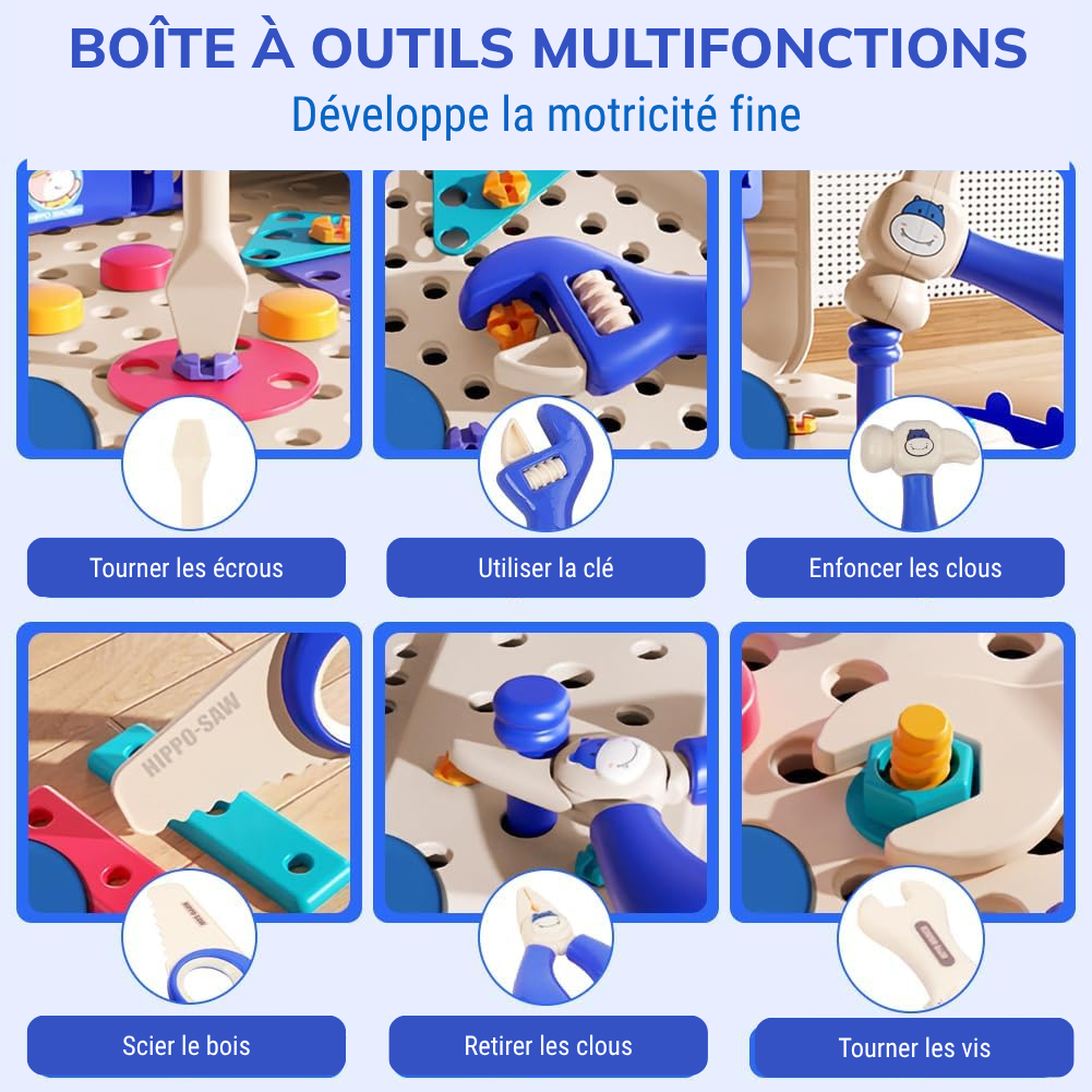 HIPPO TOOL™ - Développez la créativité et la confiance de votre enfant