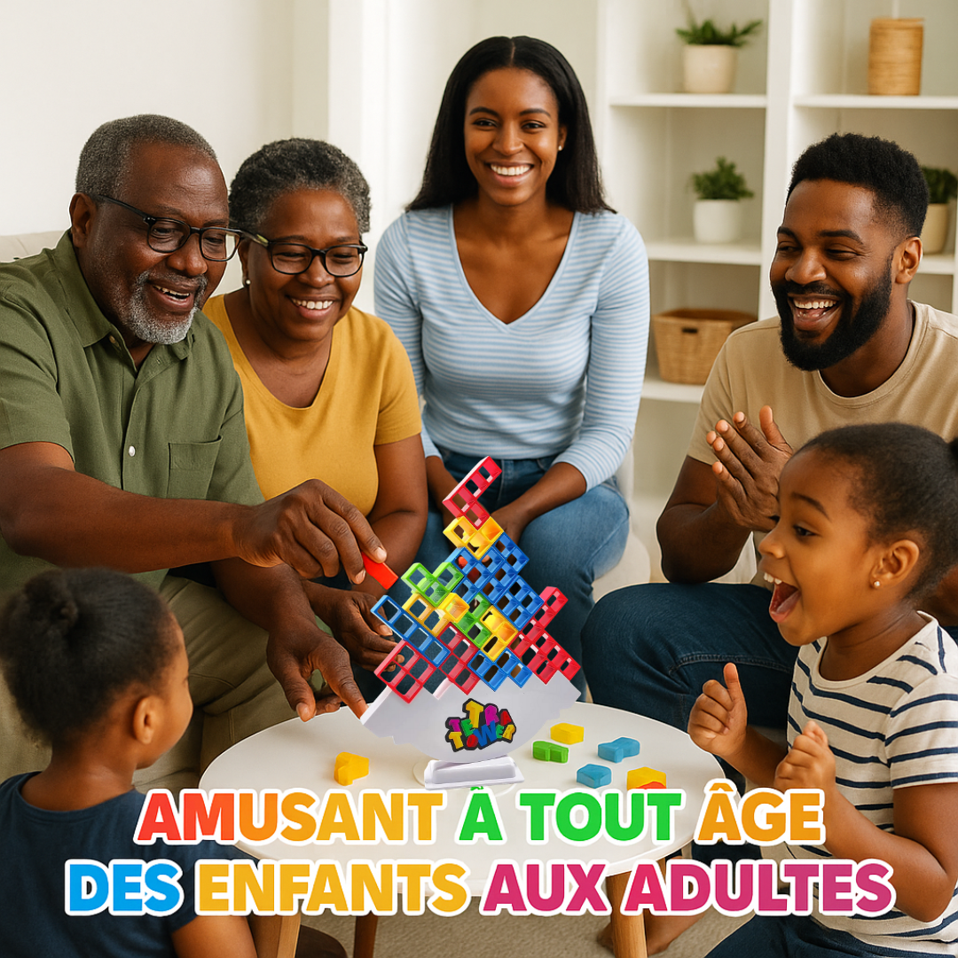 TOUR TETRA™ - Le jeu d’équilibre qui transforme chaque moment en aventure familiale