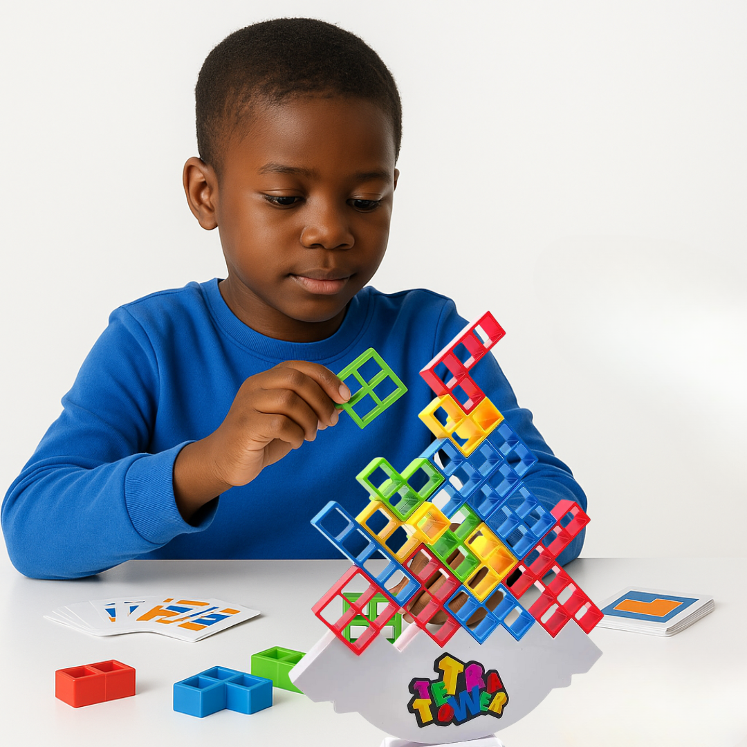 TOUR TETRA™ - Le jeu d’équilibre qui transforme chaque moment en aventure familiale